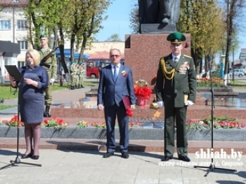 В Сморгони в День Победы прошёл торжественный митинг (+Видео)