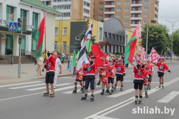 Праздничное шествие в День Независимости прошло в Сморгони