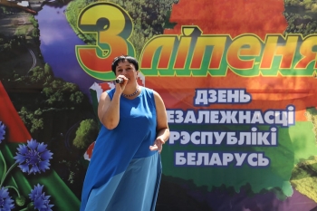 Смотрите, как сморгонцы празднуют День Независимости Беларуси