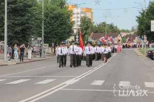 Праздничное шествие в День Независимости прошло в Сморгони