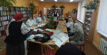 Пасяджэнне аматарскага аб&#039;яднання &quot;Майстры Смаргоншчыны&quot; у рамках абласнога агляду-конкурсу аматарскіх аб&#039;яднанняў &quot;Свет захапленняў&quot;