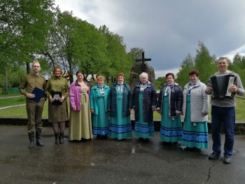 Агитбригада для жителей д. Белая