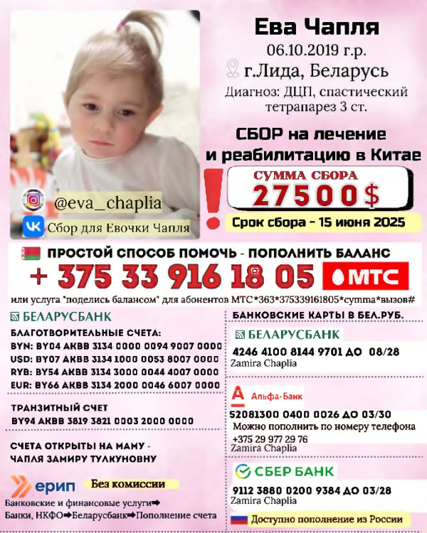 Помощь Ева Чапля