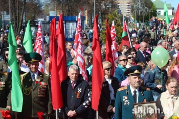 Митинг, посвящённый Дню Победы, прошёл в Сморгони